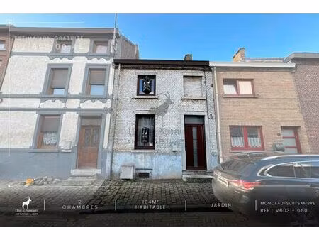maison 2 chambres avec jardin à monceau-sur-sambre