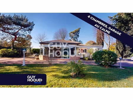 maison plain pied  4 chambres  garage  au calme