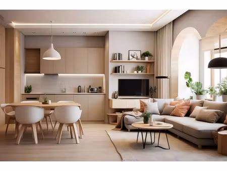 vente appartement neuf 2 pièces 45m2 lyon 8eme - 264500 € - surface privée