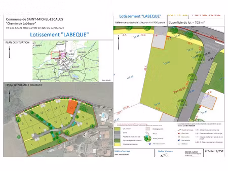 terrain saint-michel-escalus m² t- à vendre  105 000 €