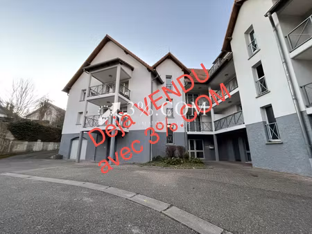 3%.com - exclusivité à lampertheim  appartement 2 pièces de 64m²  parking et cave