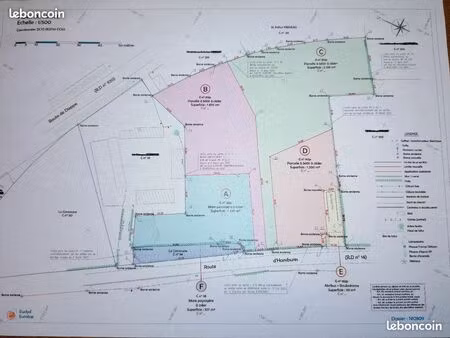terrain à bâtir de 1200m2