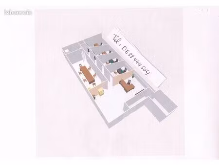 location plateforme de bureaux de 120 m2