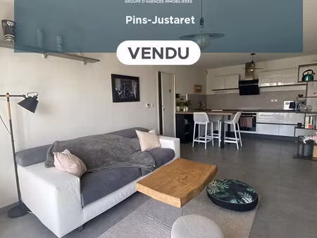 vendu - pins justaret - joli appartement t2 - 50 m² avec place de parking