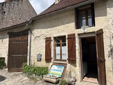 maison de village avec une cour