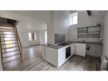 2 pieces en duplex avec 120m2 de jardin + 2 places de parki