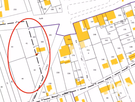 vente terrain 2050 m² à chenicourt (54610)  76 000 €