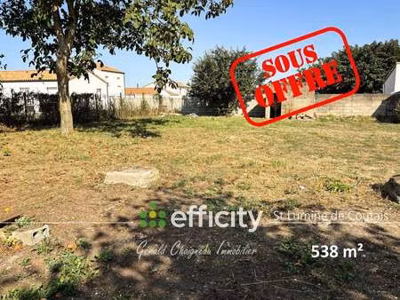 vente terrain à saint-lumine-de-coutais (44310) : à vendre / 538m² saint-lumine-de-coutais