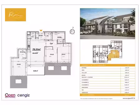 en vente appartement 76 31 m² – 270 000 € |rettel