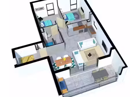 vente appartement 3 pièces 71 m² à zonza (20124)  307 300 €