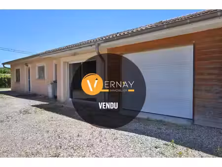 maison de plain-pied 110 72 m2 - terrain 837 m2 - saint-just