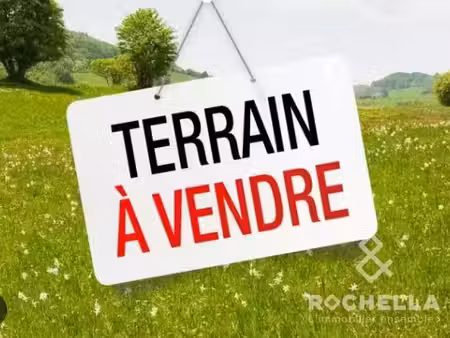 vente terrain à batir 1011 m² à cherbonnières (17470)  29 275 €