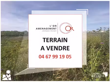 terrain à bâtir à mauguio (hérault  34)