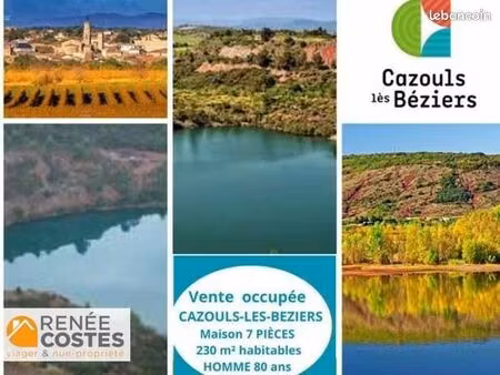 maison de village en viager 6 pièces 240 m²