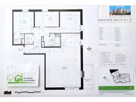 vente appartement 4 pièces à douvres-la-délivrande (14440) : à vendre 4 pièces / 90m² douv