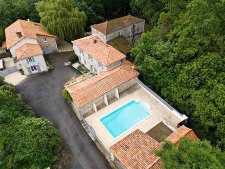 rare et unique : ancien moulin de caractère niché dans une f