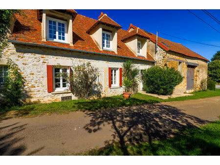 maison saint benin des bois  campagne  amognes  longère  grange  pré  forêt  vue panoramiq