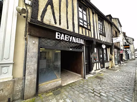 local commercial devant le château de nemours