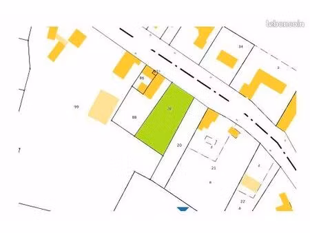 terrain 1162 m² effiat