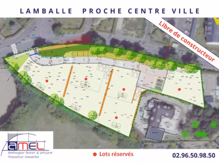 vente terrain à lamballe (22400) : à vendre / lamballe