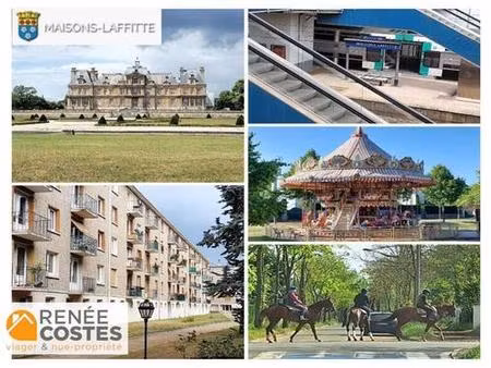 vente à terme occupée sur 96 mois - maisons laffitte (78600)