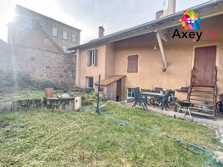 a vendre - cuinzier - coup de cœur - grand t3 avec jardin  terrasse et sous-sol aménageabl