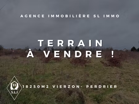 vente terrain à vierzon (18100)  190 000 €