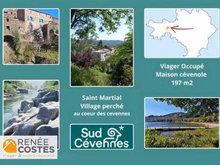 vente en nue propriété - h80 ans - ganges (34190)