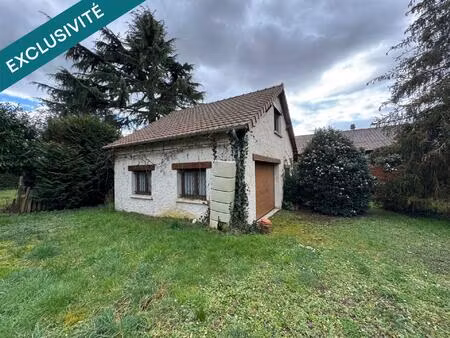 terrain à bâtir de 317 m2 + dépendance (garage) de 40 m2 à rénover - limetz-villez 78270