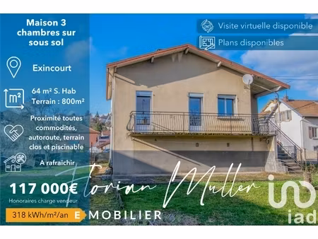 vente maison/villa 4 pièces