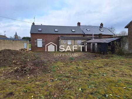 vente maison 6 pièces 103 m² à falvy (80190)  80 000 €