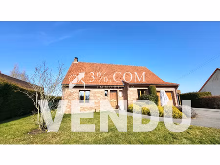 semi plain-pied individuel en briques en campagne de beuvry