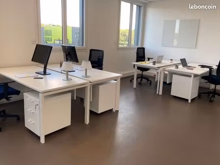 bureau sans bail meublé et modulable de 1 à 6 personnes
