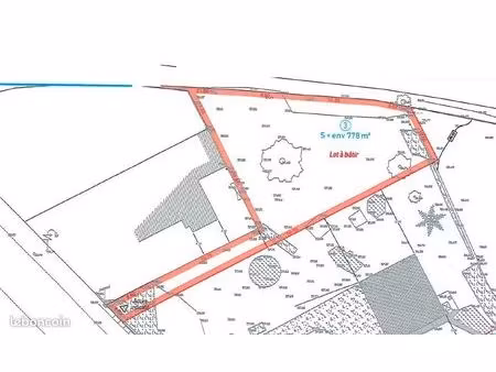 terrain 778 m² lamballe armor