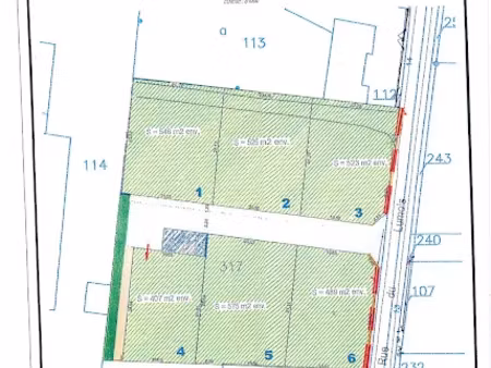 vente terrain 489 m² à varrains (49400)  45 000 €