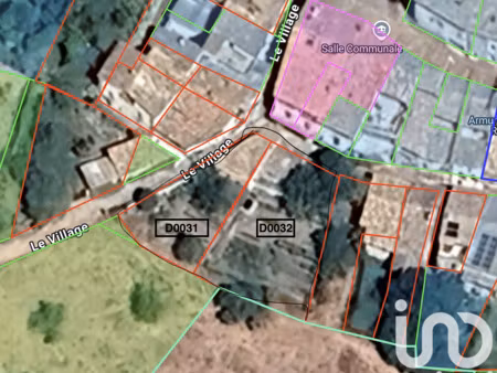 vente terrain à bâtir 498 m²