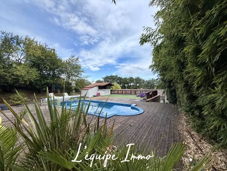 villa t5 de 170m2 avec piscine + dépendance t3 de 52m2