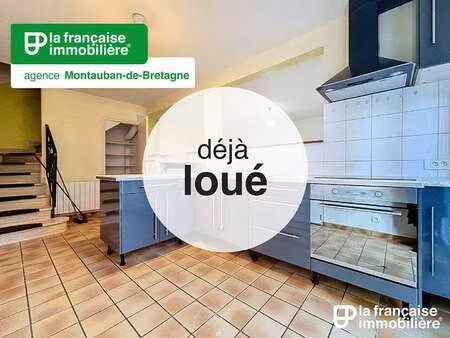 location appartement 3 pièces à saint-méen-le-grand (35290) : à louer 3 pièces / 75m² sain