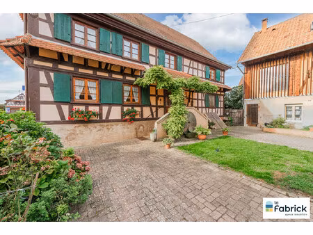 ? à vendre – maison alsacienne composée de deux apparteme