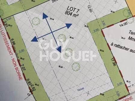 vente terrain à saint-quay-portrieux (22410) : à vendre / 804m² saint-quay-portrieux