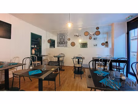 à vendre fonds de commerce restaurant 50m² + terrasse à cazeres