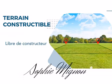 vente terrain 619 m² à parentis-en-born (40160)  127 000 €