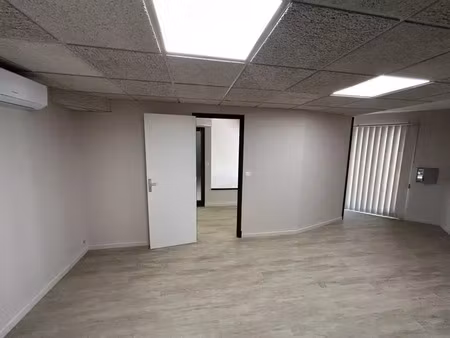bureaux en rez-de-chaussée sur rue