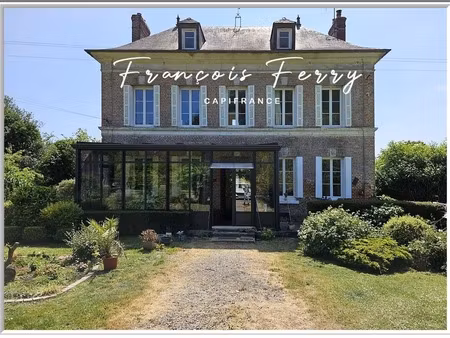 belle maison de maître avec grand jardin à 15 mn de pont-audemer
