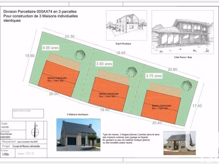 en vente terrain constructible 11 95 ares – 69 900 € |longuyon