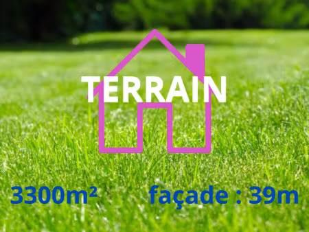 vente terrain 3300 m² étrun (62161)