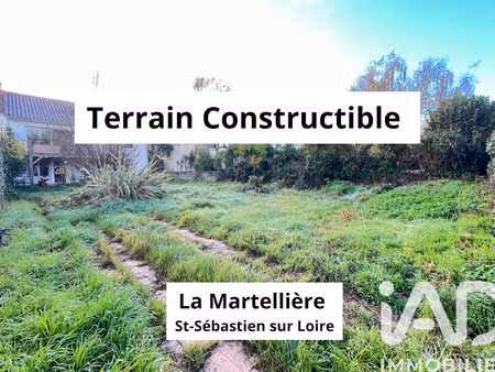vente terrain 254 m² à saint-sebastien-sur-loire (44230)  139 000 €