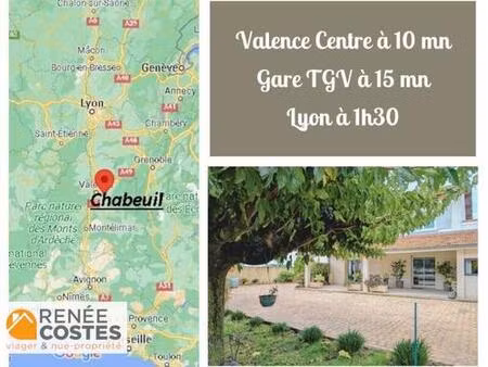 viager occupé - f74-h75 ans - chabeuil (26120)