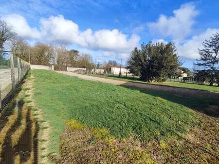 vente terrain 864 m² tesson (17460)