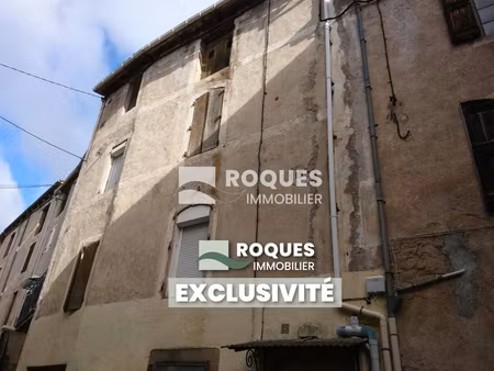 lunas  maison 3 chambres avec grenier aménageable  à rénover